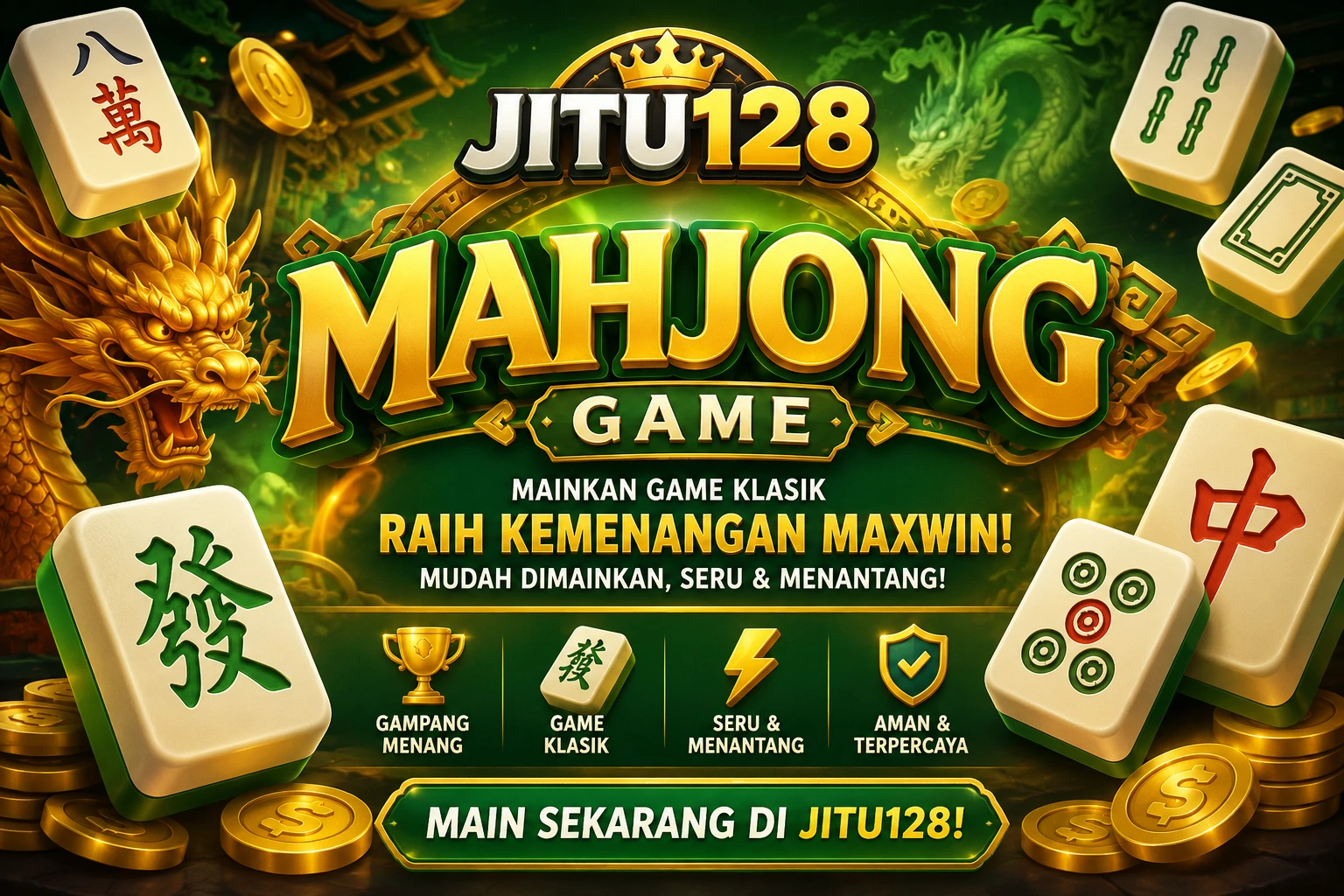 JITU128 Mahjong: Serunya Main Game Klasik Modern di Google Play Store